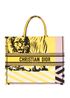 Large Book Tote, &pound;1,400, Handbags, Purple/Yellow, Canvas, Front view